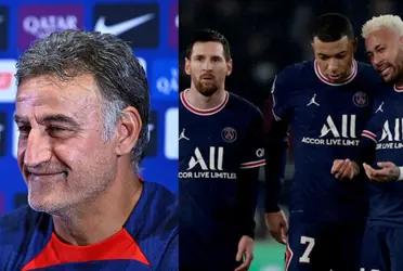 PSG coach and a message about Neymar Jr for the whole squad.