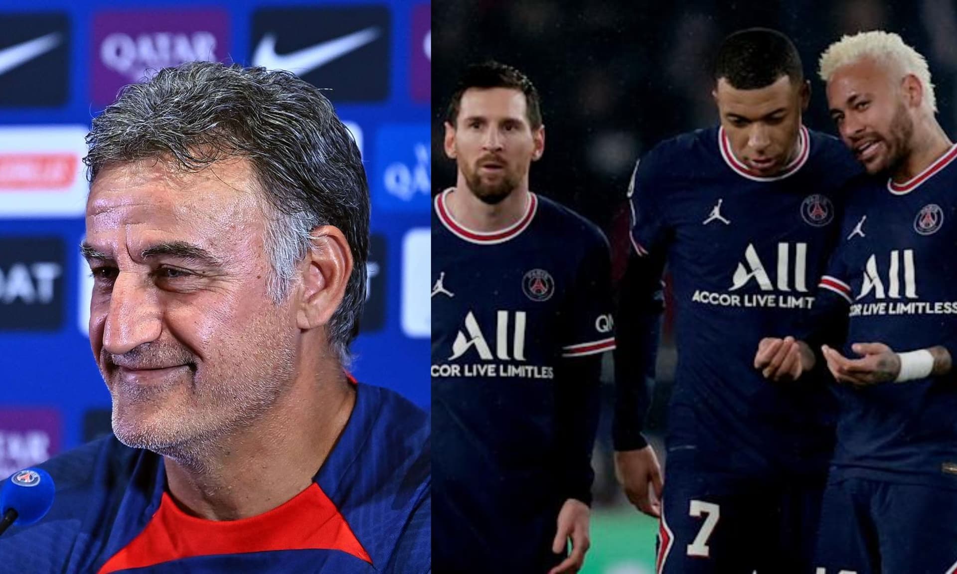 PSG coach and a message about Neymar Jr for the whole squad.