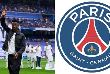 PSG follows Vinicius Jr's performance and dreams of buying him