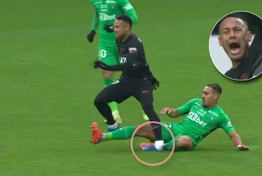 PSG got the win against St Etienne but are left to be worried about the injury to Neymar who appeared to have sustained a serious ankle injury.