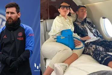 PSG is still trying to convince Lionel Messi to sign a new contract, while Cristiano decided to sell his jet.