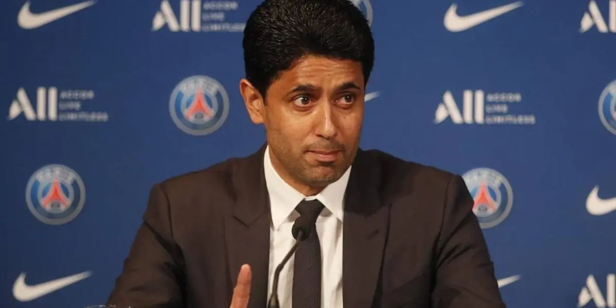 PSG´S president was heated after the game 