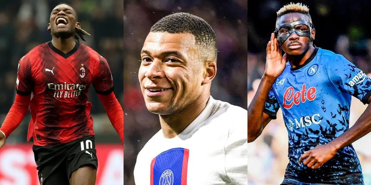 PSG wants to sign Rafael Leao and Victor Osimhen to replace Kylian Mbappé.