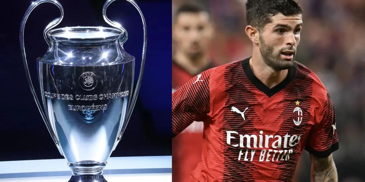 Pulisic an AC Milan are placed in Group F