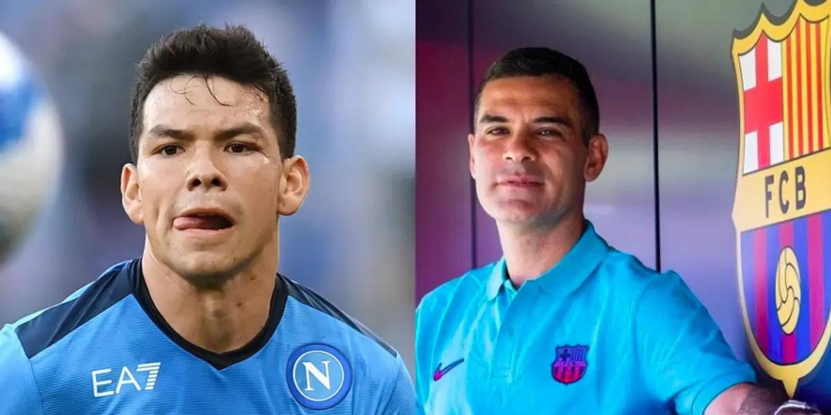Rafa Márquez has already signed for Culé and now the question is whether or not Hirving Lozano will join the team, with the help of the Mexican.