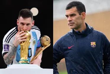 Rafael Marquez reacted on social networks after seeing Lionel Messi lift the World Cup