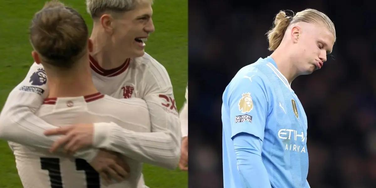 Rasmus Hojlund is currently scoring the goals that Erling Haaland isn't being able to.