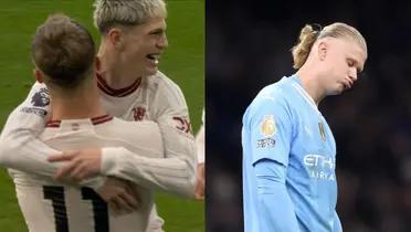 Rasmus Hojlund is currently scoring the goals that Erling Haaland isn't being able to.