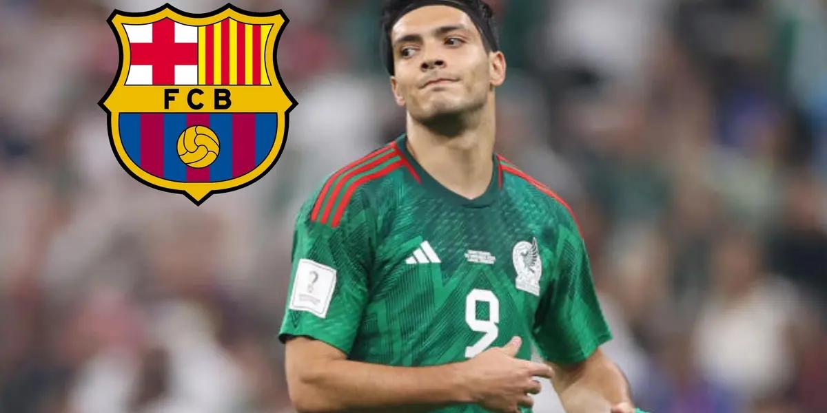 Raul Jimenez for Barcelona. According to TUDN's report, the one who would leave Barcelona to make way for the Mexican