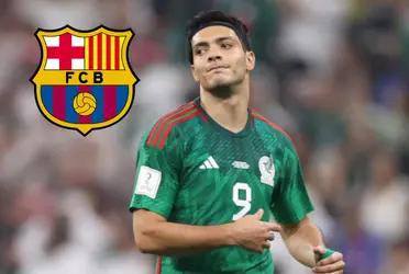 Raul Jimenez for Barcelona. According to TUDN's report, the one who would leave Barcelona to make way for the Mexican