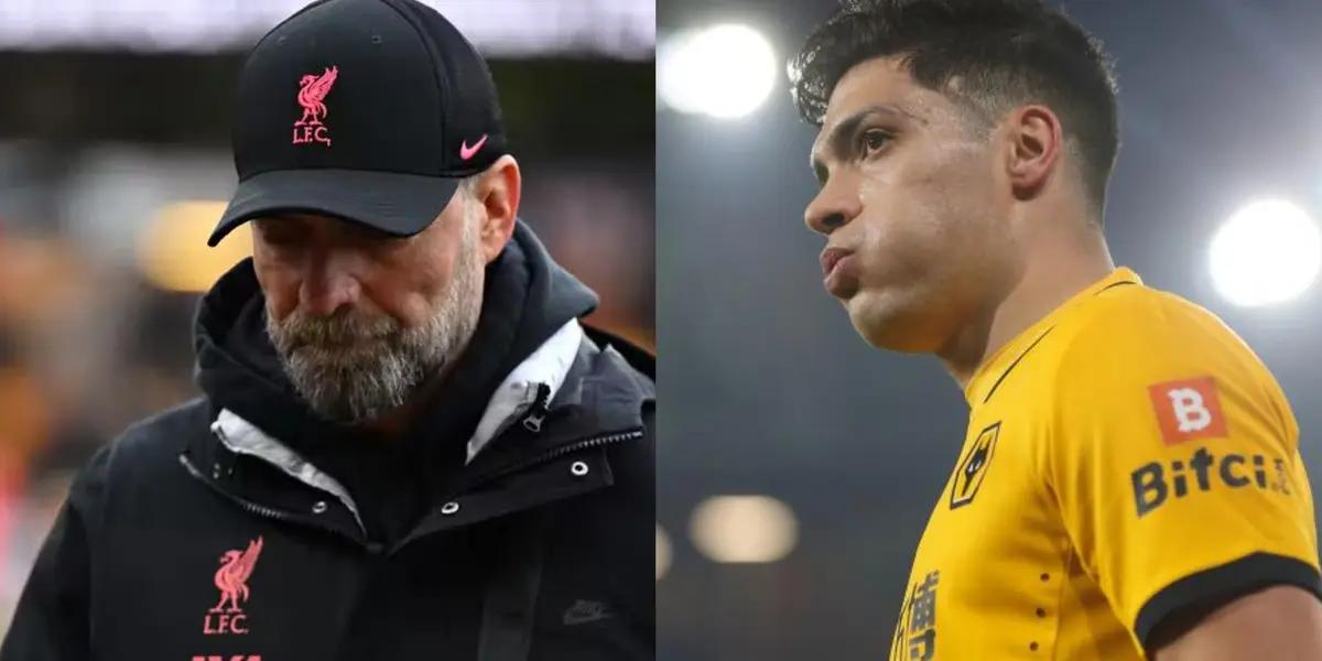Raul Jimenez had minutes in Wolverhampton's victory against Liverpool and this is what the German coach said