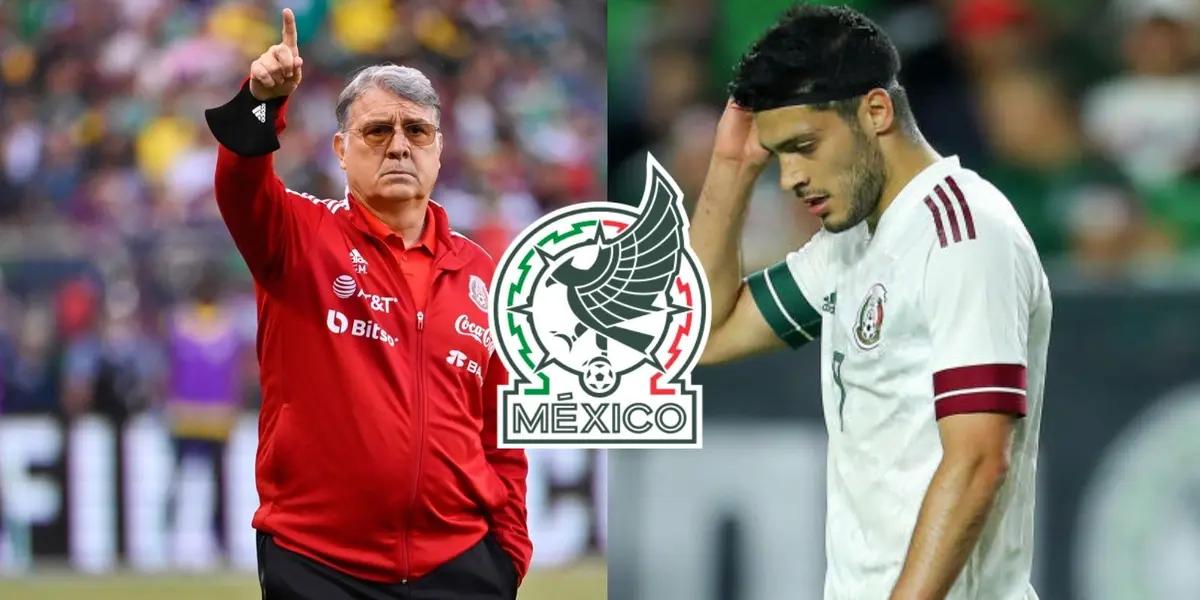 Raul Jimenez has left the national team's training camp in Girona and the striker Martino is looking for to replace him.