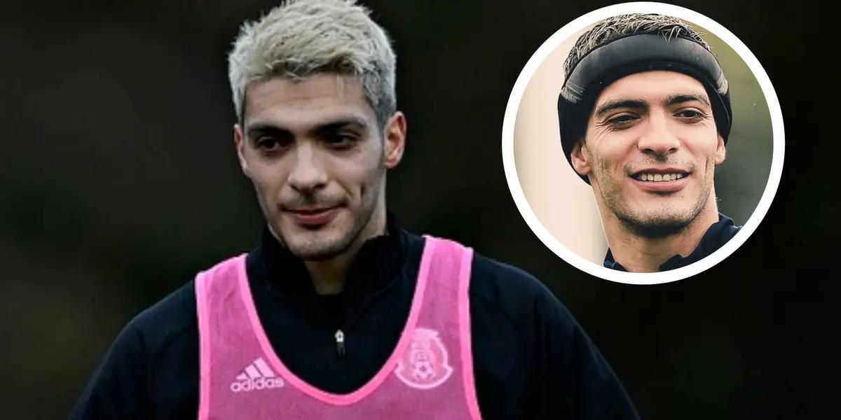 Raul Jimenez returned to training with Wolverhampton, albeit with a different coach to the one who last trained him before his injury.