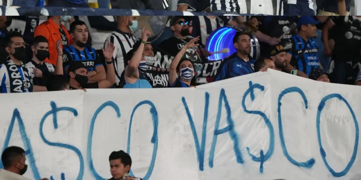 Rayados fans expressed their dissatisfaction with their team's defeat against Al-Ahly.