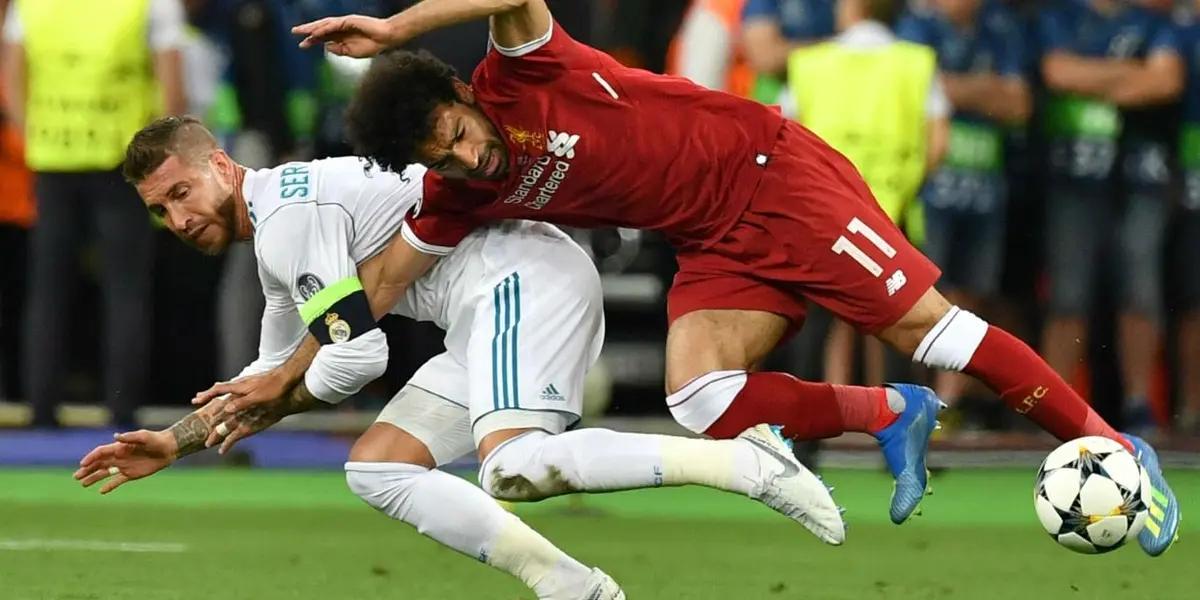 Real Madrid and Liverpool reissue the final of three years ago, where the defender injured the forward.