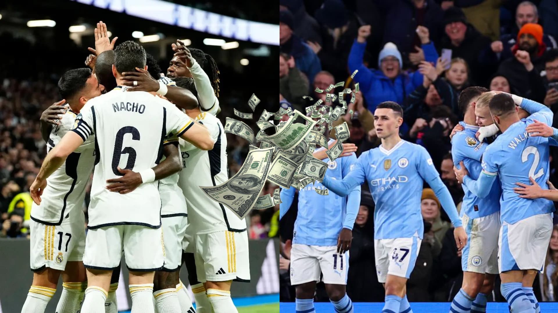 Real Madrid and Manchester City will play each other in the Champions League quarterfinals.