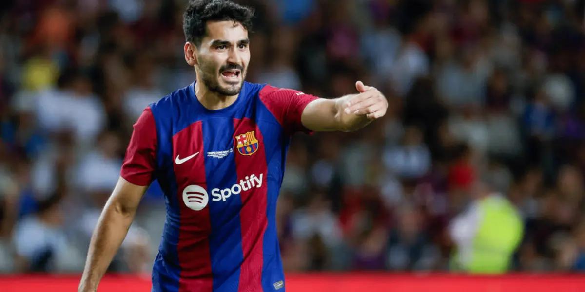 Real Madrid beat Barcelona, now, Gundogan threw a dart at his teammates.