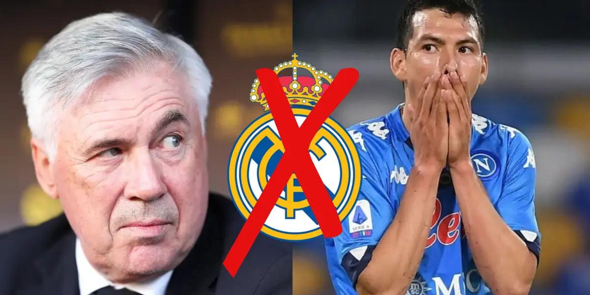 Real Madrid coach explains why he is not taking Hirving Lozano to Real Madrid