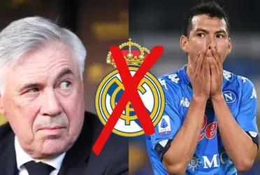 Real Madrid coach explains why he is not taking Hirving Lozano to Real Madrid