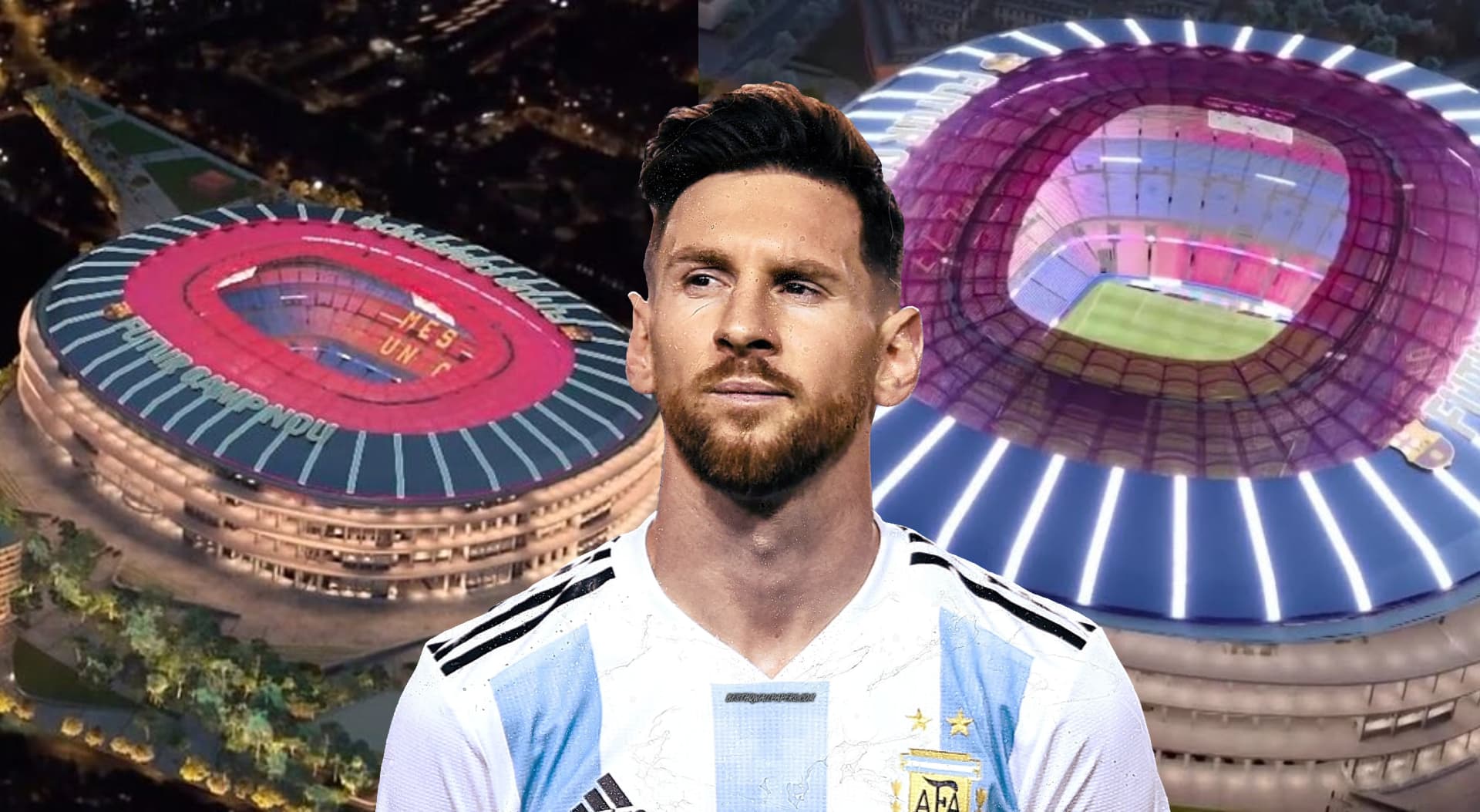 Real Madrid didn't do it with Ronaldo, Barcelona's incredible tribute to Messi
