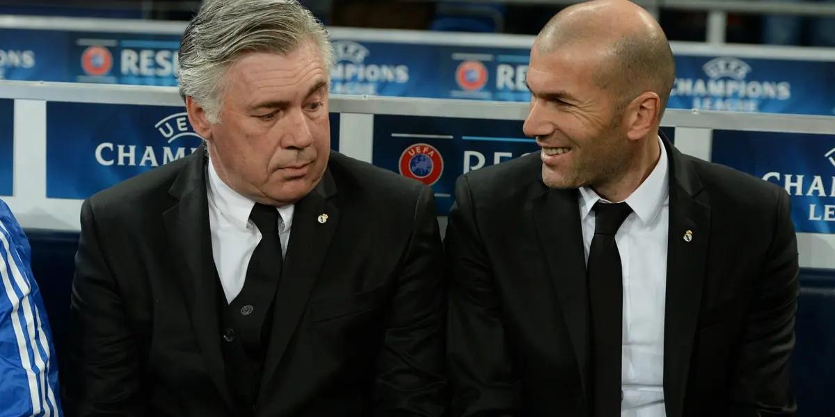 Real Madrid has already made contact with Zinedine Zidane to be the replacement for Carlo Ancelotti on the bench