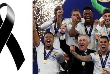 Real Madrid have no reason to celebrate, as football mourns this manager's death.