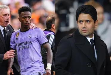 Real Madrid is worried about what Vinicius may decide regarding his future.