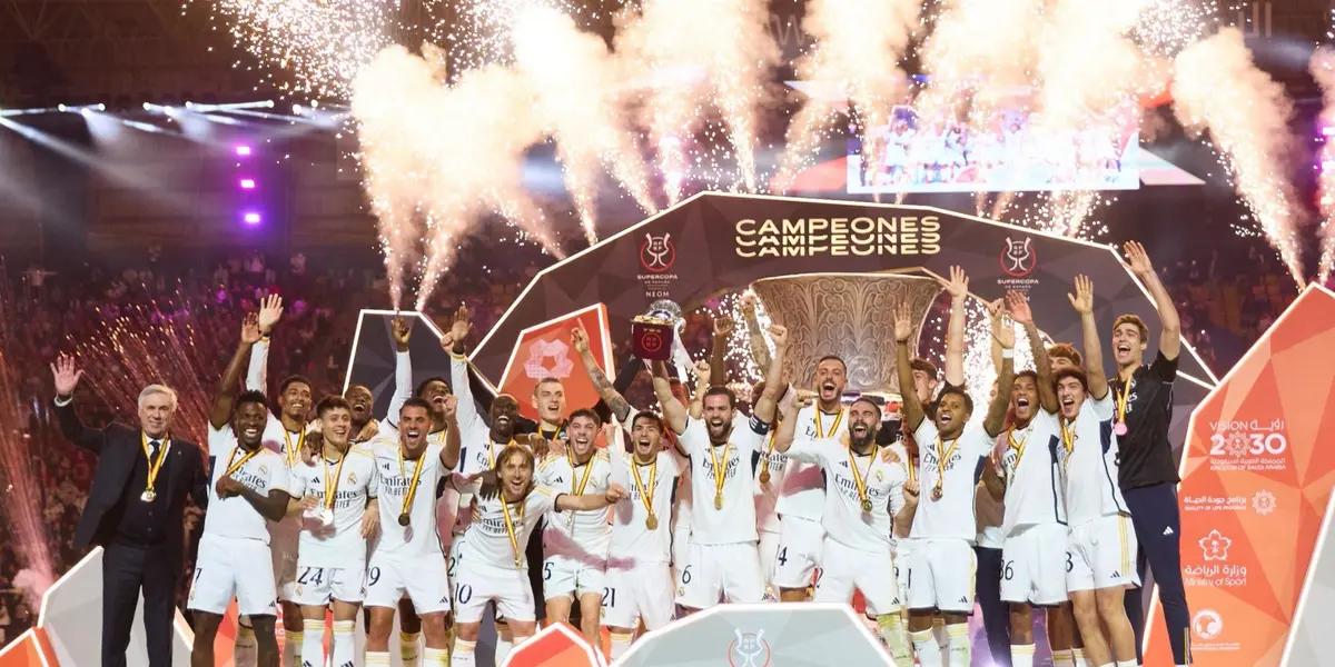 Real Madrid lift their 13th Spanish Super Cup trophy are dominating El Clasico!