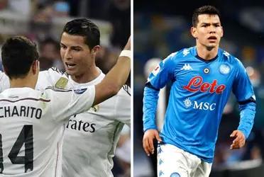 Real Madrid striker Cristiano Ronaldo insults Chicharito while he praises Hirving Lozano.