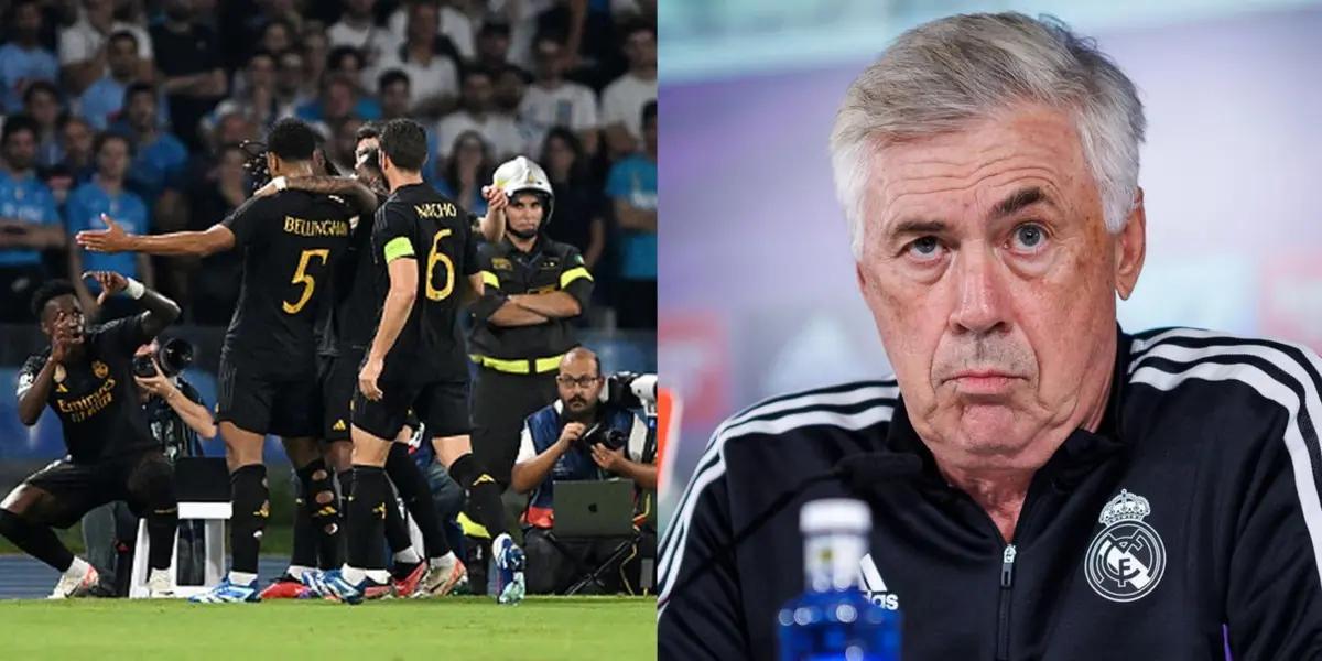 Real Madrid won, however, Carlo Ancelotti was fuming after that penalty given to Napoli.