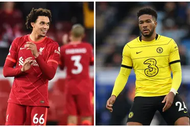 Reece James is a goal better than Trent Alexander-Arnold so far this season but the two are having their best moments.
