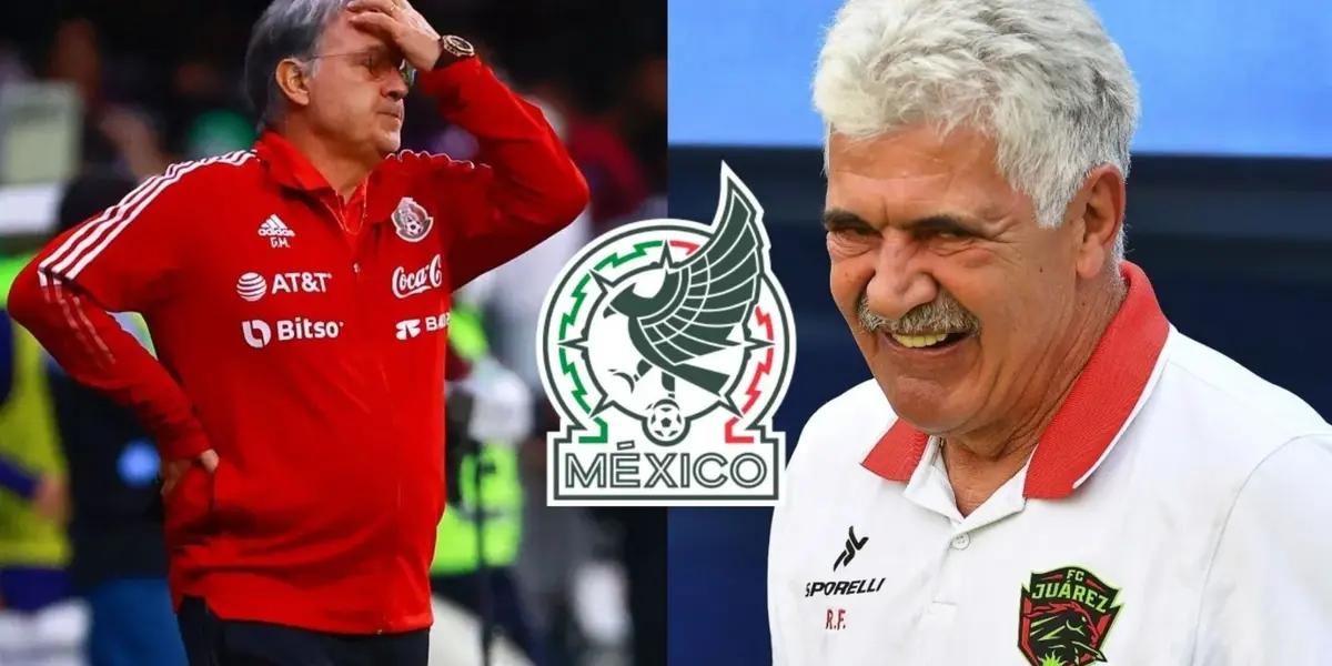Ricardo Ferretti knows about the departure of Gerardo Martino, who is not staying at El Tri, this is what Tuca is asking for as a coach.