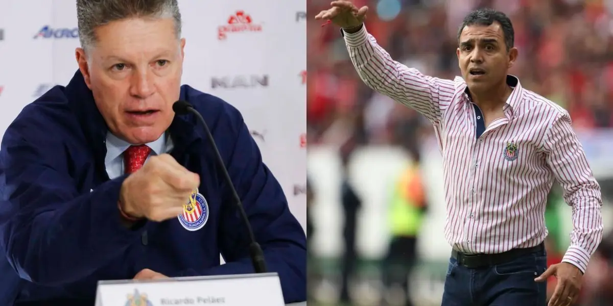 Ricardo Peláez, sporting director of Chivas already has his first problem with Cadena. 