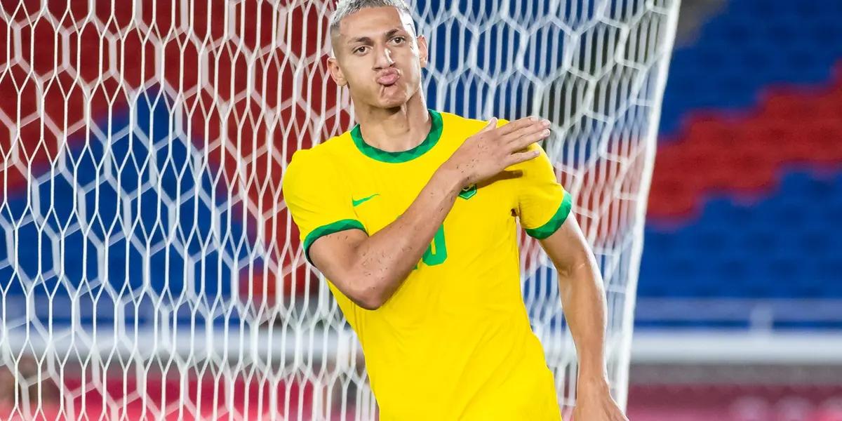 Richarlison is Olympics football top scorer with five goals. See how much the Premier League striker is worth.