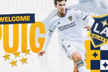 Riqui Puig is already training with the LA Galaxy
