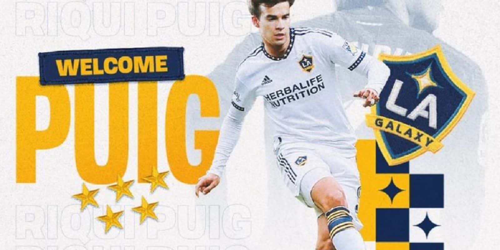 Riqui Puig is already training with the LA Galaxy