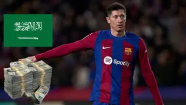 Robert Lewandowski has a great offer from Saudi Arabian clubs.