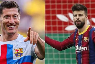 Robert Lewandowski's answer in a quick quiz made quite an impression.