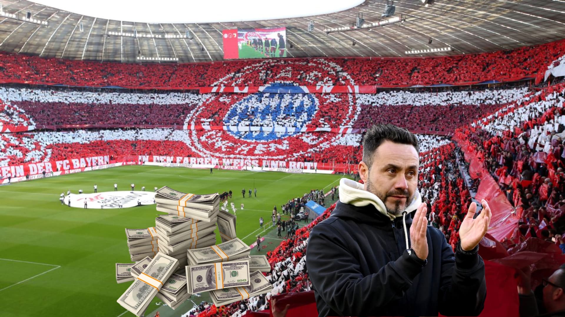Roberto De Zerbi is favorite to become the next Bayern Munich coach but the club needs to pay a fee.