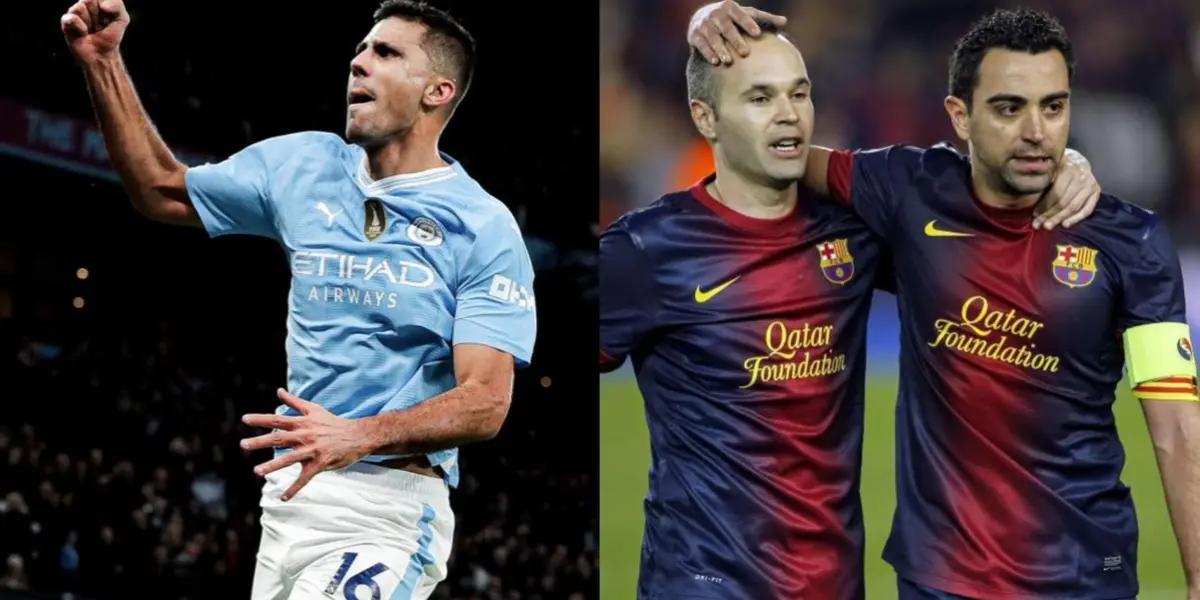 Rodri is regarded as one of the best players in the world; Iniesta and Xavi were also one of the best players in the last deacde.