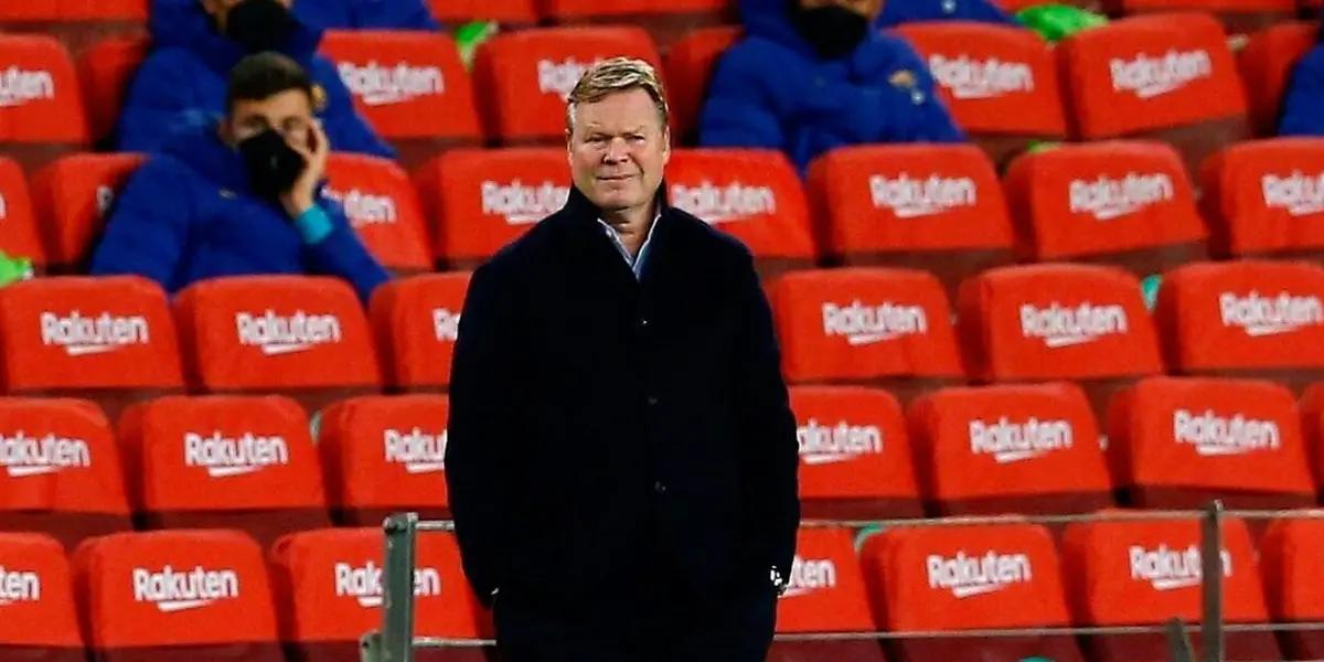 Ronald Koema during an FC Barcelona match.