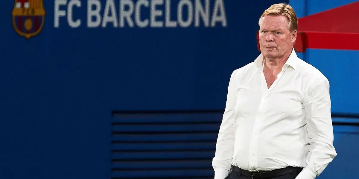 Ronald Koeman showed his discomfort with a player who FC Barcelona bought to take the place of Lionel Messi, but is performing way below the expectations.