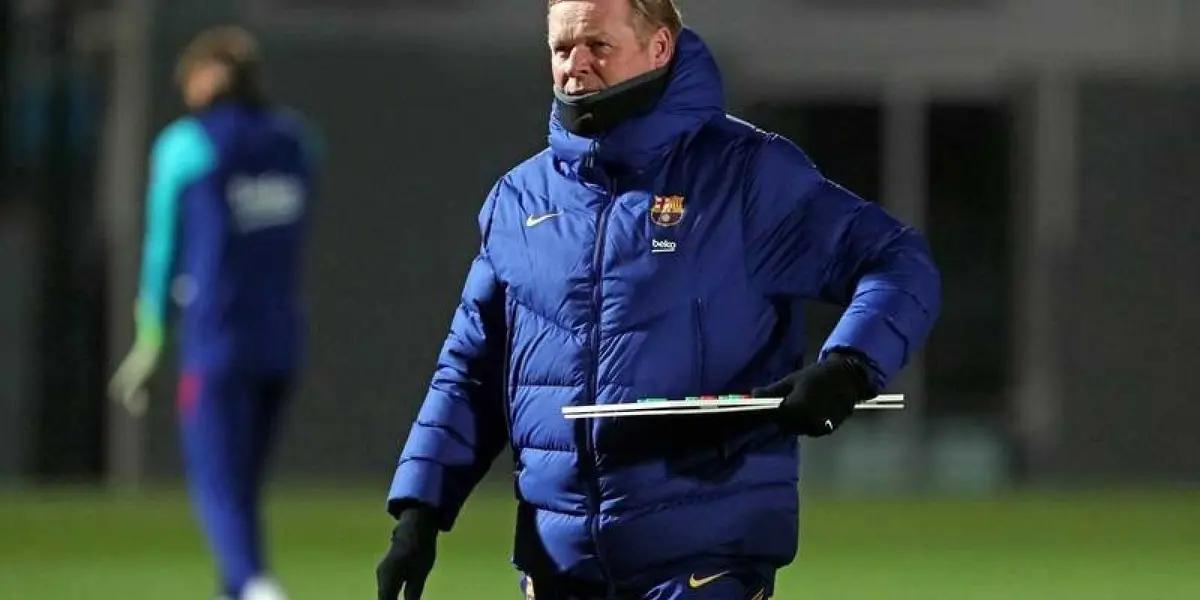 Ronald Koeman went to the press conference and revealed something unacceptable that did not sit well with FC Barcelona, but he did it anyway.