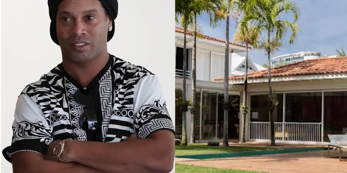 Ronaldinho has one of the most incredible houses in Brazil and that could disprove the rumor that he has been bankrupt since he got out of jail