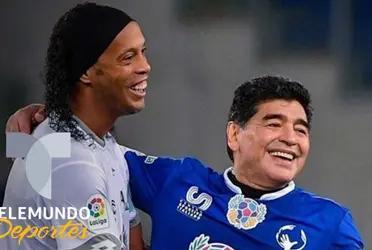 Ronaldinho was always a good friend of Maradona but there was only one thing that he regrets for not having fulfilled.