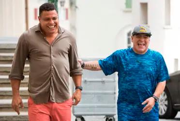 Ronaldo Nazario confessed that Diego Maradona gave him one of the most important things he had in his life and that Maradona got angry for trying to reject him.