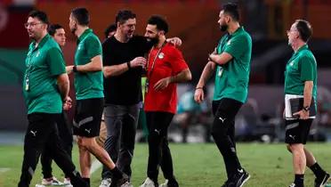 Salah sends a message to the fired Egyptian coach after the dispute over the injuries.