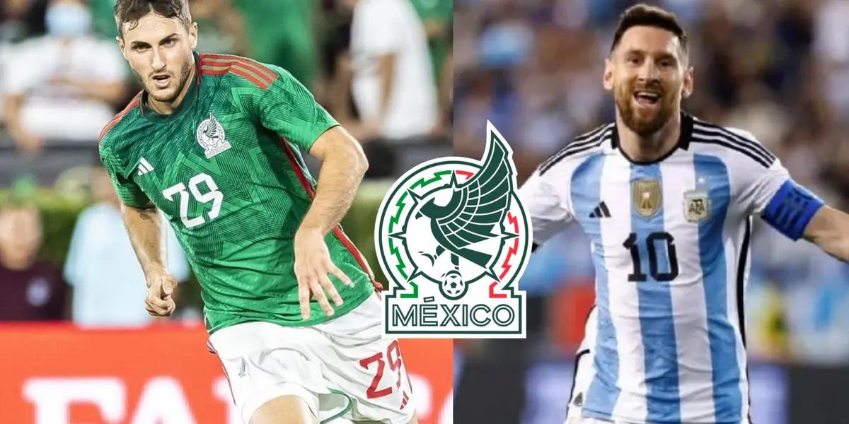 Santi Giménez should be in the Mexican national team for the Mexican fan, this is Messi's position on the matter
