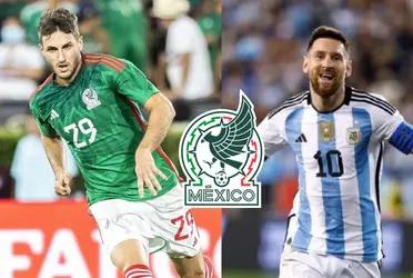 Santi Giménez should be in the Mexican national team for the Mexican fan, this is Messi's position on the matter