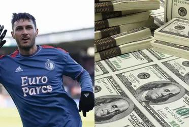 Santiago Giménez has had a great performance in his first season with Feyenoord